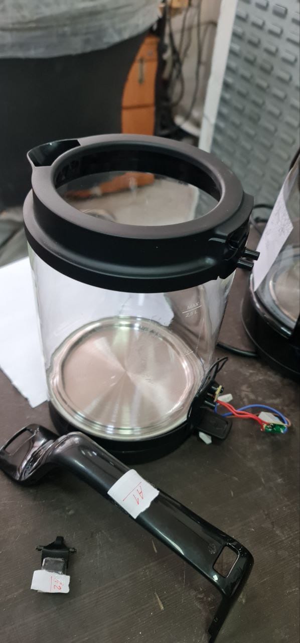 Tea maker prototype component validation photo