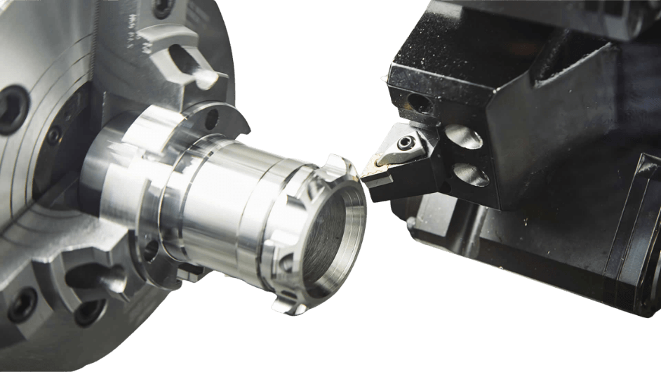 CNC turning a precision cylindrical component